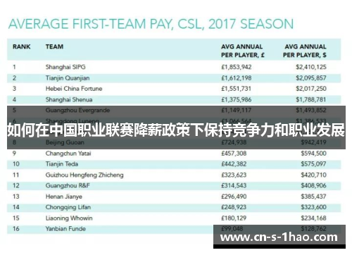 如何在中国职业联赛降薪政策下保持竞争力和职业发展 如何在中国职业联赛降薪政策下保持竞争力和职业发展